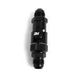 Redhorse Performance 4155 Series Dry Break Quick-Disconnect Fittings 4155-08-2 Quick-Connect Fitting, Plug, Straight, -8 AN Male Thread, Fluorocarbon Seal, Valved, Each thumbnail 1