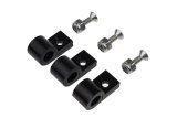 Redhorse Performance 320 Series Hard Line Clamps 320-38-2 Hose Mounting Clamps, Aluminum, Black Anodized, 3/8 in. Diameter Hole, Set of 6 thumbnail 2