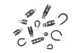 Redhorse Performance 220 Series Cushioned Hose Clamps 220-12-2 Mounting Clamps, Cushioned, Aluminum, Natural, Rubber, -12 AN, 1/4 in. Mounting Hole, Sold as a set of 10 thumbnail 1