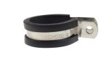 Redhorse Performance 220 Series Cushioned Hose Clamps 220-12-2 Mounting Clamps, Cushioned, Aluminum, Natural, Rubber, -12 AN, 1/4 in. Mounting Hole, Sold as a set of 10 thumbnail 2