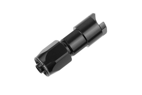 Redhorse Performance 8000 Series Quick-Connect Hose Ends 8000-06-06-2 Fittings, End, Straight, -6 AN Hose, 3/8 EFI Quick-Disconnect, Aluminum, Black Anodized, Each