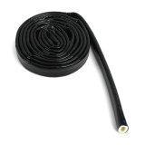 Redhorse Performance 244 Series Fire Sleeves 244-06-9-2 Heat Protection, Sleeve, Black, Fits -6 AN Hose, 9 ft. Length, Each thumbnail 1