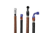 Redhorse Performance 244 Series Fire Sleeves 244-06-9-2 Heat Protection, Sleeve, Black, Fits -6 AN Hose, 9 ft. Length, Each thumbnail 2