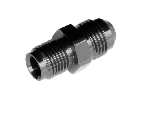 Redhorse Performance 5050 Series Inverted Flare to AN Adapter Fittings 5050-06-2 Fitting, Adapter, Flare, Straight, Aluminum, Black Anodized, -6 AN, 1/2-20 in. Flare, Each