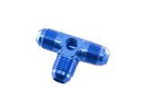 Redhorse Performance 8248 Series Tee Adapter Fittings 8248-08-1 Fitting, Adapter, AN Tee, Aluminum, Blue Anodized, -8 AN Male Threads, 1/8 in. NPT Port, Each thumbnail 2