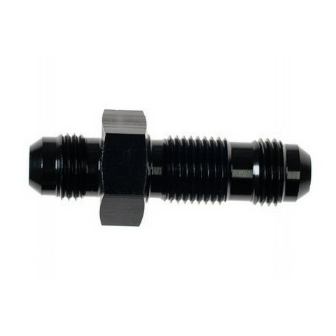 Redhorse Performance 832 Series Bulkhead Fittings 832-03-2 Fitting, Union, Straight, -3 AN, Aluminum, Black Anodized, Each thumbnail 2