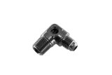 Redhorse Performance 8228 Series Gauge Adapters 8228-06-04-2 Fitting, Pressure Adapter, 90 Degree, Aluminum, Black Anodized, -6 AN Male, 1/4 in. NPT Male, 1/8 in. NPT Female, Each thumbnail 2