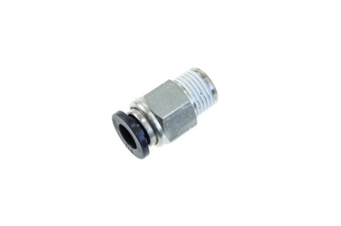 Redhorse Performance 4716 Series Push-to-Connect Fittings 4716-04-04-5 Fitting, Air Line, Straight, Male 1/4 in. NPT to 1/4 in., Nylon/Brass, Each