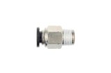 Redhorse Performance 4716 Series Push-to-Connect Fittings 4716-04-04-5 Fitting, Air Line, Straight, Male 1/4 in. NPT to 1/4 in., Nylon/Brass, Each thumbnail 2