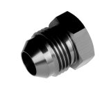 Redhorse Performance 806 Series AN Flare Plugs 806-06-2 Fitting, Plug, -6 Male, Hex Head, Aluminum, Black Anodized, Pair thumbnail 1