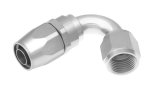 Redhorse Performance 1000 Series Swivel Seal Hose Ends 1120-06-5 Ends, Series, Seal, -6 AN Female Threads, Reusable swivel, 120 degree, -6 AN Hose, Aluminum, Clear Anodized, Each thumbnail 2