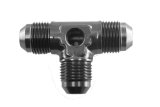 Redhorse Performance 8248 Series Tee Adapter Fittings 8248-08-2 Fitting, Adapter, AN Tee, Aluminum, Black Anodized, -8 AN Male Threads, 1/8 in. NPT Port, Each thumbnail 1