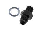 Redhorse Performance 8248 Series Tee Adapter Fittings 8262-06-02-2 Transmission Line Adapter, Aluminum, Black Anodized, Male -6 AN, to Male 1/8 in. NPS, Pair thumbnail 2