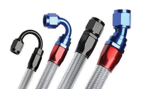 Redhorse Performance 200 Series Standard Stainless Steel Hose -4 AN 6 ft. 200-04-6 Hose, Series, Braided Steel, AN, Length, Each