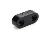 Redhorse Performance 730 Series AN Hose Separators 730-04-04-2 and Line Mounting Clamps, Separators, 2 Capacity, Aluminum, Black Anodized, 0.250 in. O.D., for -4 Braided Hose, Each thumbnail 4