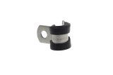 Redhorse Performance 220 Series Cushioned Hose Clamps 220-03-2 Mounting Clamps, Cushioned, Aluminum, Natural, Rubber, -3 AN, 1/4 in. Mounting Hole, Sold as a set of 10 thumbnail 1