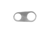 Redhorse Performance 730 Series AN Hose Separators 730-06-08-5 and Line Mounting Clamps, Separators, 2 Capacity, Aluminum, Clear Anodized, for -6 and -8 Braided Hose, Each thumbnail 3