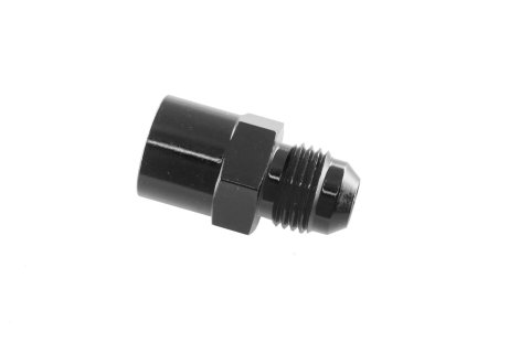 Redhorse Performance 8164 Series AN to Metric Adapters 8164-06-14-2 Fitting, Adapter, Threads, Straight, Aluminum, Black Anodized, -6 AN, M14 x 1.5, Each
