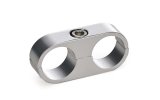 Redhorse Performance 730 Series AN Hose Separators 730-10-10-5 and Line Mounting Clamps, Separators, 2 Capacity, Aluminum, Clear Anodized, 0.625 in. O.D., for -10 Braided Hose, Each thumbnail 4
