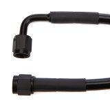 Redhorse Performance 3392 Series Universal Brake Hoses 3392-04-30 Line, Universal, Series, Braided Stainless Steel, Black, 30 in. Length, -4 AN Female, -4 AN Female 90 Degree, Each thumbnail 3