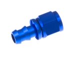 Redhorse Performance 2000 Series Push-Lock Hose Ends 2000-08-1 Ends, Series, Push Lock, -8 AN Female Threads, Socketless barb, Straight, -8 AN Hose, Aluminum, Blue Anodized, Each thumbnail 2