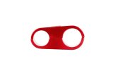 Redhorse Performance 730 Series AN Hose Separators 730-04-04-3 and Line Mounting Clamps, Separators, 2 Capacity, Aluminum, Red Anodized, 0.250 in. O.D., for -4 Braided Hose, Each thumbnail 3
