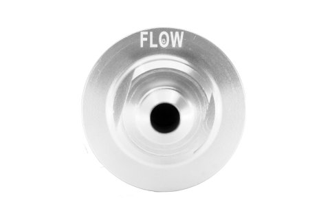 Redhorse Performance 4651 Series 10 Microns Fuel Filter with -12 AN Inlet Size 4651-12-5-10 Filter, Inline Mount, Aluminum, Clear Anodized, Microns, Male Inlet/Outlet, Each thumbnail 3
