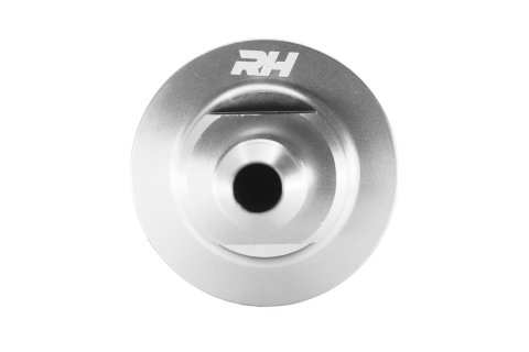 Redhorse Performance 4651 Series 10 Microns Fuel Filter with -12 AN Inlet Size 4651-12-5-10 Filter, Inline Mount, Aluminum, Clear Anodized, Microns, Male Inlet/Outlet, Each thumbnail 4