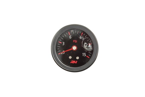 Redhorse Performance 5002 Series Liquid Filled Fuel Pressure Gauges 5002-15-3 Gauge, Pressure, 0-15 psi, 1 1/2 in., Analog, Mechanical, Filled, Each thumbnail 3