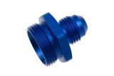 Redhorse Performance 5000 Series Carburetor Inlet Fittings 5030-06-1 Fitting, Inlet, -6 AN to 7/8-20 in. Male Thread, Aluminum, Blue Anodized, Pair thumbnail 2