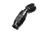 Redhorse Performance 1200 Series Reuseable PTFE Hose Ends 1230-06-2 Ends, Series, Reuseable, PTFE, -6 AN Female Threads, Reusable swivel, 30 degree, -6 AN Hose, Aluminum, Black Anodized, Each thumbnail 2