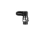 Redhorse Performance 1690 Series AN to ORB Adapters 1690-10-10-2 Fitting, Adapter, AN, 90 Degree, Aluminum, Black Anodized, -10 AN, Swivel, Each thumbnail 2