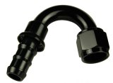 Redhorse Performance 2000 Series Push-Lock Hose Ends 2150-12-2 Ends, Series, Push Lock, -12 AN Female Threads, Socketless barb, 150 degree, -12 AN Hose, Aluminum, Black Anodized, Each thumbnail 2