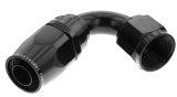 Redhorse Performance 1000 Series Swivel Seal Hose Ends 1120-04-2 Ends, Series, Seal, -4 AN Female Threads, Reusable swivel, 120 degree, -4 AN Hose, Aluminum, Black Anodized, Each thumbnail 1