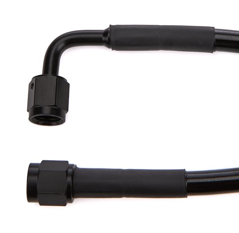 Redhorse Performance 3392 Series Universal Brake Hoses 3392-04-18 Line, Universal, Series, Braided Stainless Steel, Black, 18 in. Length, -4 AN Female, -4 AN Female 90 Degree, Each thumbnail 3