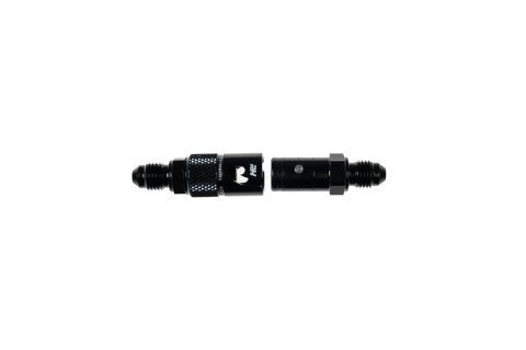 Redhorse Performance 4155 Series Dry Break Quick-Disconnect Fittings 4155-03-2 Brake Fittings, Fittings, Straight, Stainless Steel, Black, -3 AN Male AN, -3 AN Male AN, Each