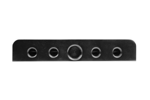Redhorse Performance 4700 Series Vacuum Manifolds 4700-00-2 Manifold, Aluminum, Black Anodized, One 3/8 in. NPT Inlet, Six 1/8 in. NPT Outlets, Female Threads, Each thumbnail 3