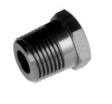 Redhorse Performance 912 Series Pipe Reducers 912-08-06-2 Fitting, Reducer, NPT to NPT, Straight, Aluminum, Black Anodized, 1/2 in. NPT, 3/8 in. NPT, Each thumbnail 2