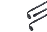 Redhorse Performance 3392 Series Universal Brake Hoses 3392-03-24 Line, Universal, Series, Braided Stainless Steel, Black, 24 in. Length, -3 AN Female, -3 AN Female 90 Degree, Each thumbnail 1