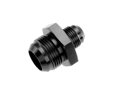 Redhorse Performance 919 Series Reducer Fittings 919-16-12-2 Fitting, Reducer, AN to AN, Straight, Aluminum, Black Anodized, -16 AN, -12 AN, Each