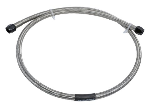 Redhorse Performance 900 Series Nitrous Oxide Hose Assemblies 900-06-48-2 Hose, Braided Stainless Steel, -6 AN Female End, Blue, -6 AN Female End, Black Anodized Ends, 48 in. Length, Each