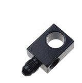 Redhorse Performance 342 Series Inverted Flare Male Tee Adapters 342-03-03-2 Brake Fittings, Adapters, Steel, Black, 3/8 in.-24 Female Threads, -3 AN Threads, Each thumbnail 2