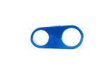 Redhorse Performance 730 Series AN Hose Separators 730-06-08-1 and Line Mounting Clamps, Separators, 2 Capacity, Aluminum, Blue Anodized, for -6 and -8 Braided Hose, Each thumbnail 3