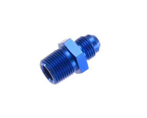 Redhorse Performance 816 Series AN to NPT Adapter Fittings 816-08-04-1 Fitting, Adapter, NPT, Straight, Aluminum, Blue Anodized, -8 AN, 1/4 in. NPT, Each thumbnail 2