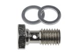 Redhorse Performance 332 Series Banjo Bolts 332-04 Brake Fitting, Bolt, Straight, 7/16-20 in. Size, Stainless Steel, Natural Finish, Each thumbnail 2