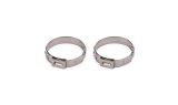 Redhorse Performance 420 Series Push-Lock Hose Clamps 420-12 Clamps, Push Lock, Stainless Steel, Natural, -12 AN, Pair thumbnail 3