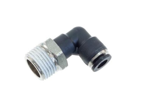 Redhorse Performance 4722 Series Push-to-Connect Fittings 4722-04-04-2 Fitting, Air Line, 90 Degree, Male 1/4 in. NPT to 1/4 in., Nylon/Brass, Each thumbnail 2