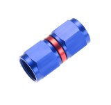 Redhorse Performance 8100 Series Couplers 8100-10-1 Fitting, Coupler, Union, AN to AN, Straight, Aluminum, Red/Blue Anodized, -10 AN, -10 AN, Swivel, Each thumbnail 2
