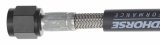 Redhorse Performance 900 Series Nitrous Oxide Hose Assemblies 900-06-12-2 Hose, Braided Stainless Steel, -6 AN Female End, Blue, -6 AN Female End, Black Anodized Ends, 12 in. Length, Each thumbnail 1