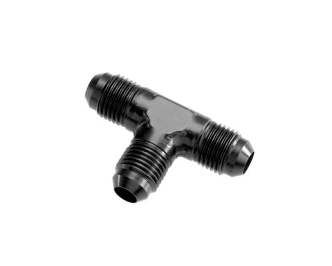 Redhorse Performance 824 Series Tee Adapter Fittings 824-12-2 Fitting, Adapter, AN Tee, Aluminum, Black Anodized, -12 AN Male Threads, Each